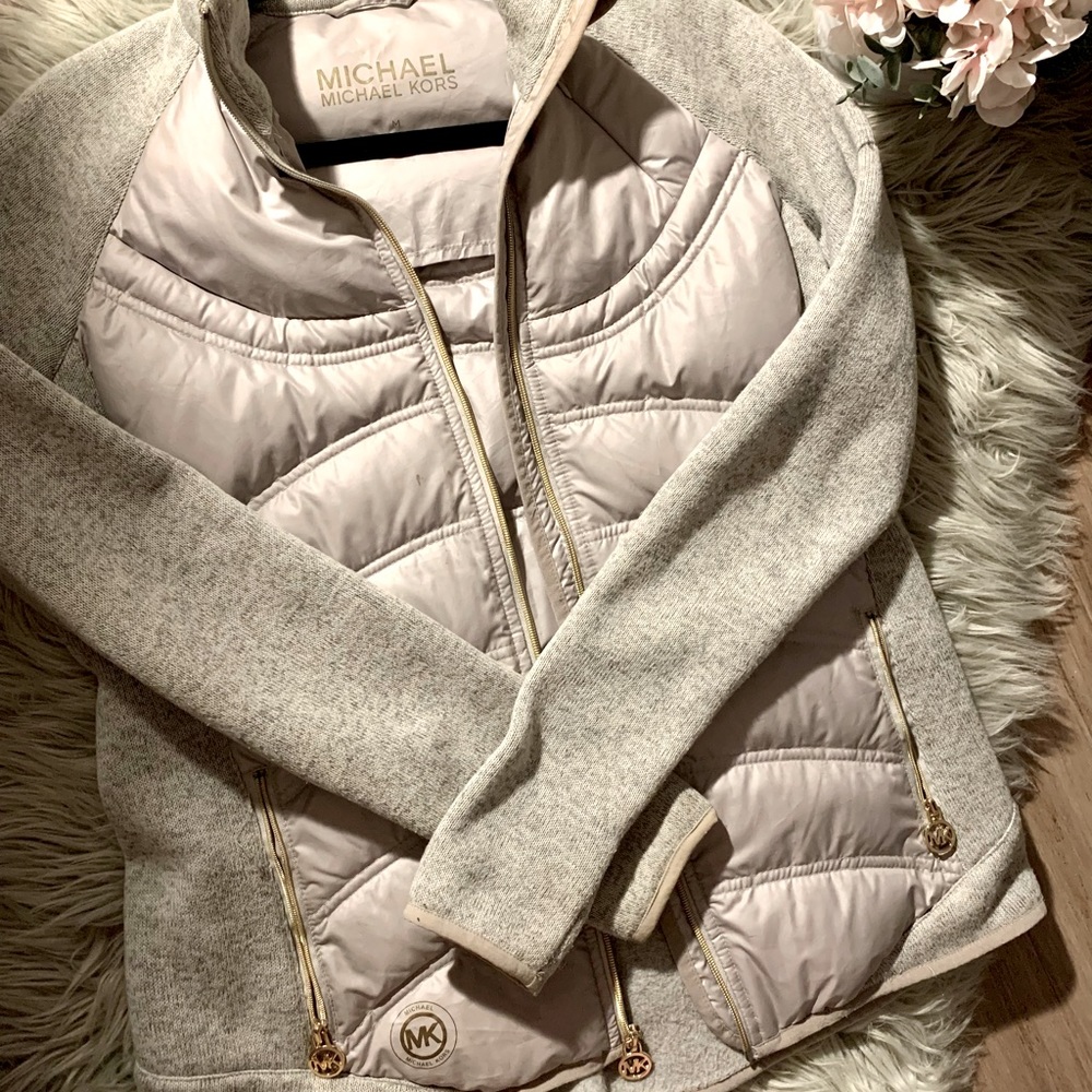Grey Michael Kors Lightweight Jacket✨